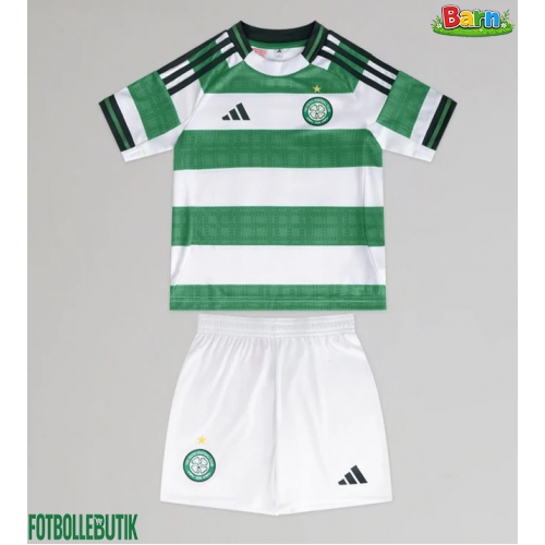 Celtic Hemmaställ Barn 2025-26 Kortärmad (+ Korta byxor)